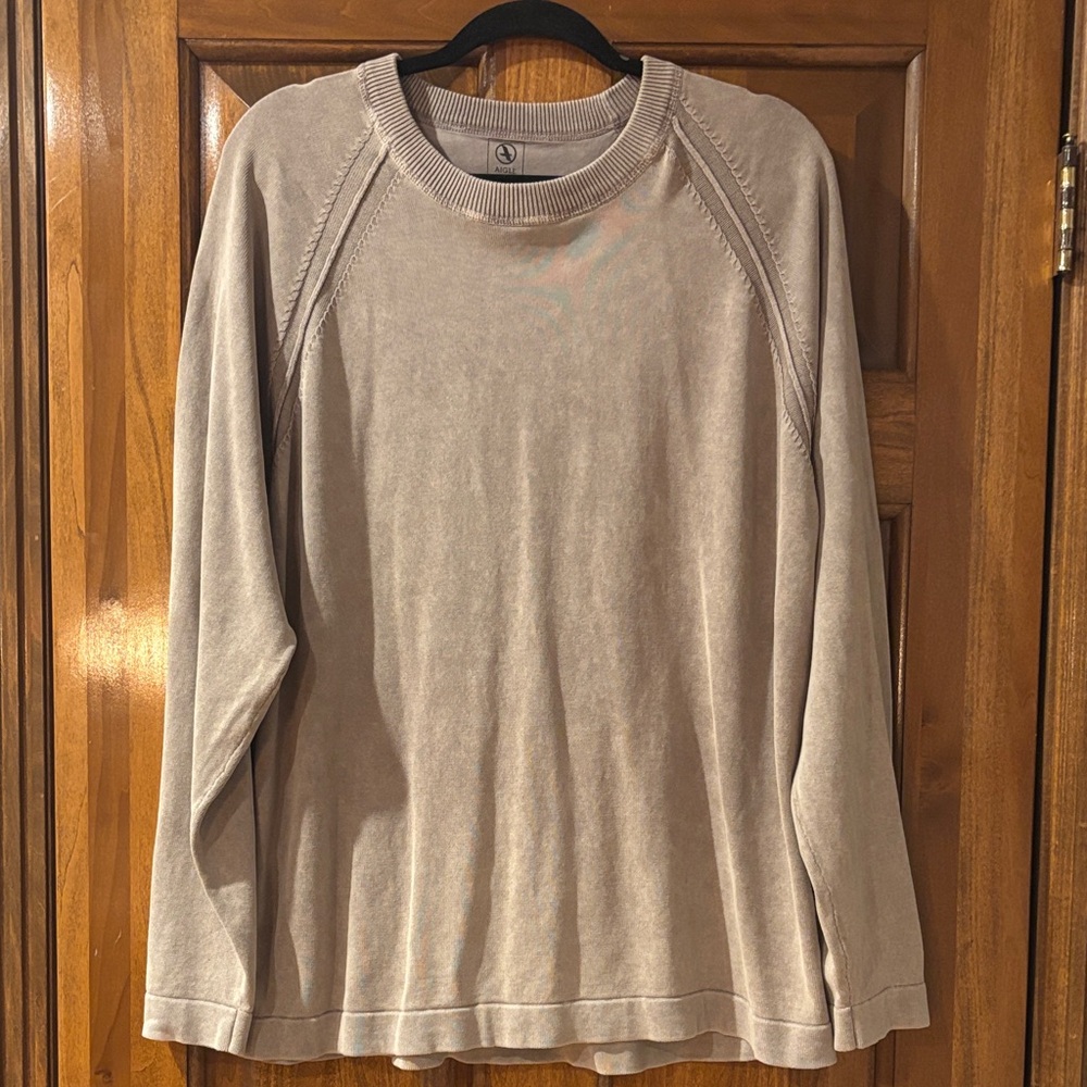 Aigle Beige Long Sleeve Sweater